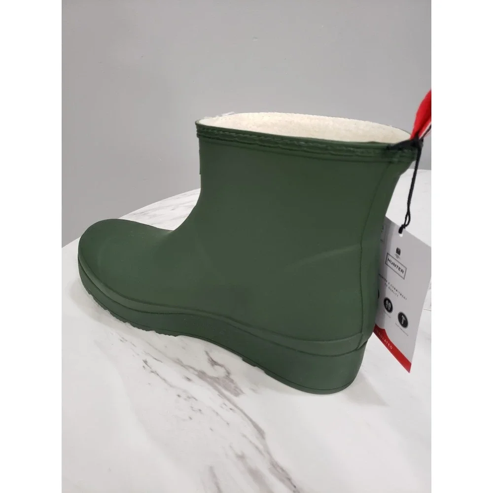 Hunter Women's PLAY‎ Short Insulated Flexing Green/ White Willow Boots WFS2235